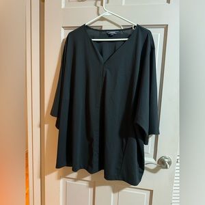 Womens Lands End 3/4 Sleeve Top Blouse Size 3X